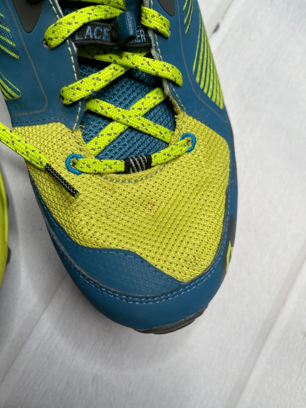 Scott Trail Shoes Eride 9.5 Men’s Kinabalu Supertrac Blue Sneakers Running - Picture 4 of 12